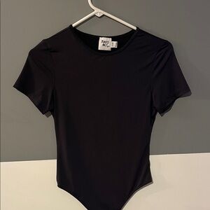 Princess Polly Dark Grey Short Sleeve Bodysuit